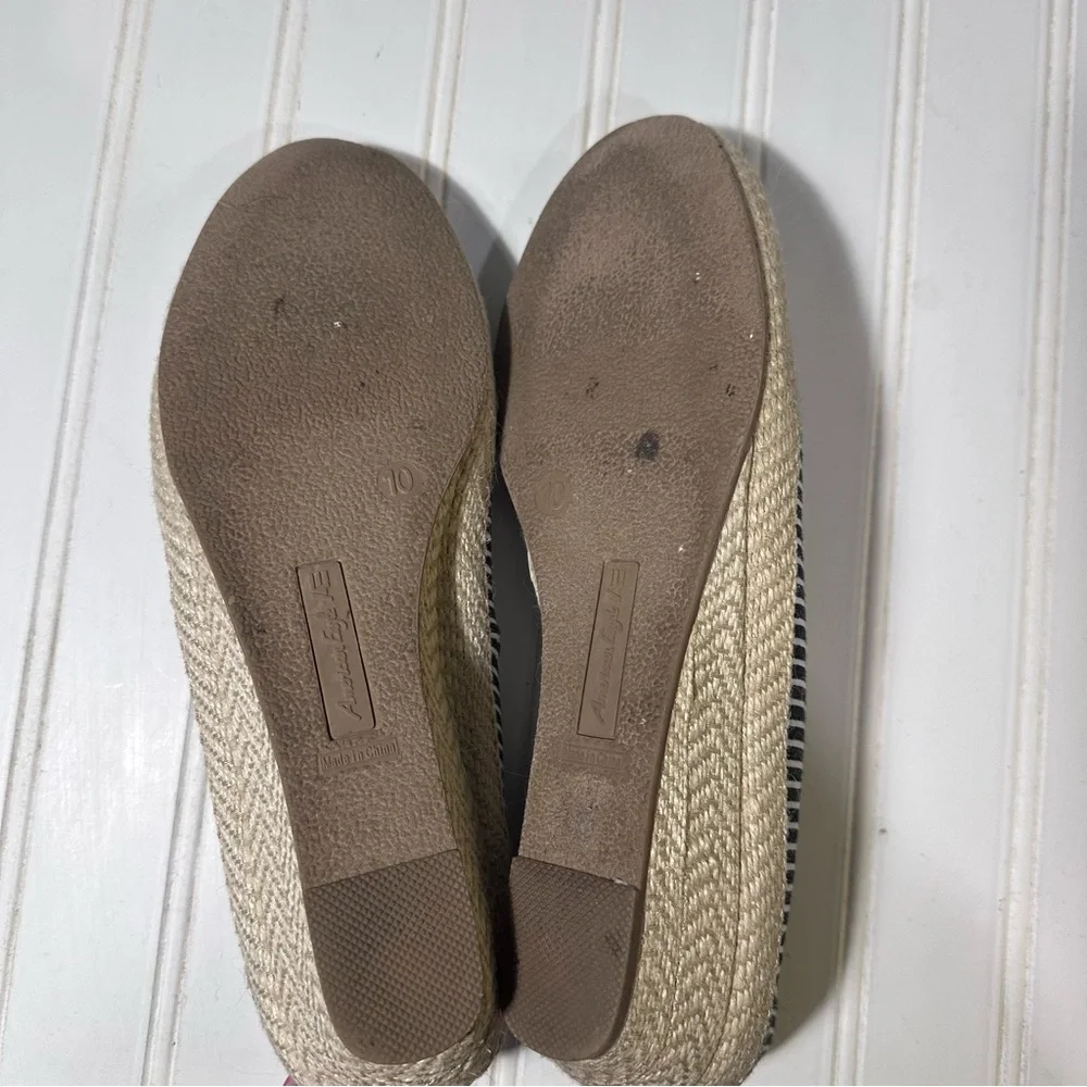 American Eagle Ella wedge espadrille shoes women’s 10